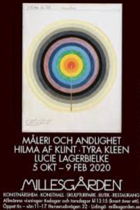 Plakat af Millesgården Hilma af Klint udstilling